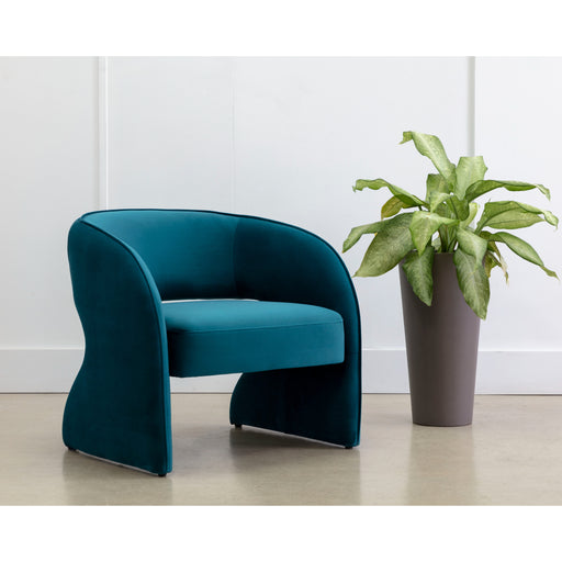 Sunpan Rosalia Polyester Fabric Lounge Chair
