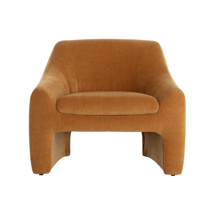 Sunpan Nevaeh Polyester Fabric Modern Lounge Chair