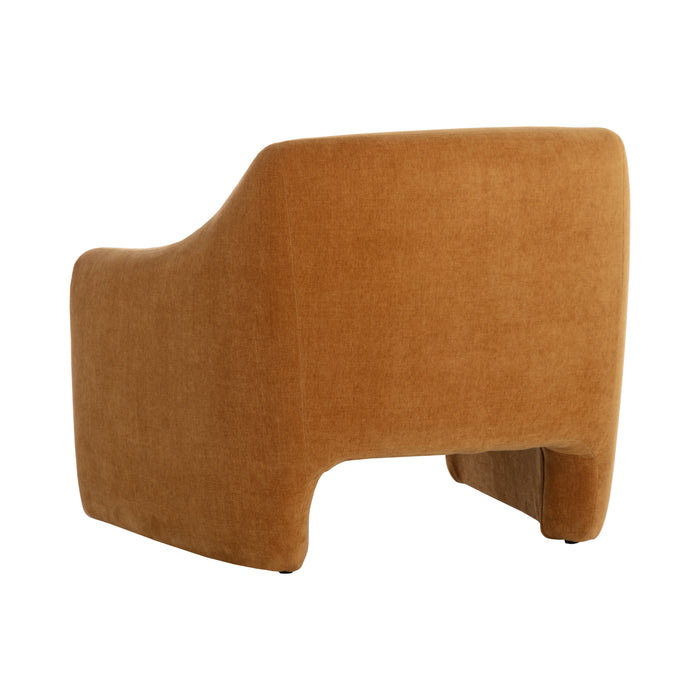 Sunpan Nevaeh Polyester Fabric Modern Lounge Chair