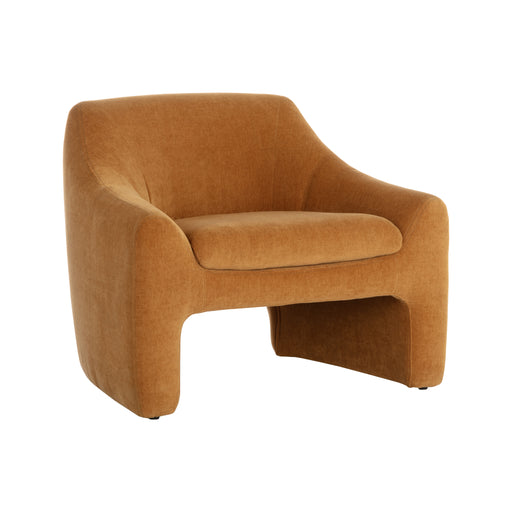 Sunpan Nevaeh Polyester Fabric Modern Lounge Chair