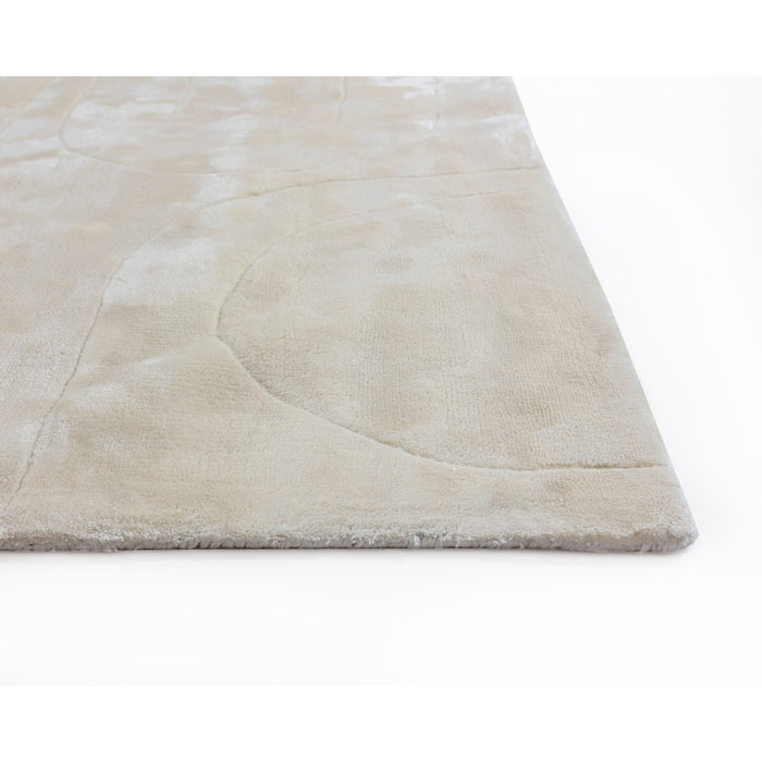 Sunpan Caruso Modern Hand-Loomed White Area Rug