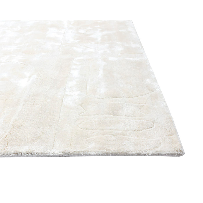 Sunpan Caruso Modern Hand-Loomed White Area Rug