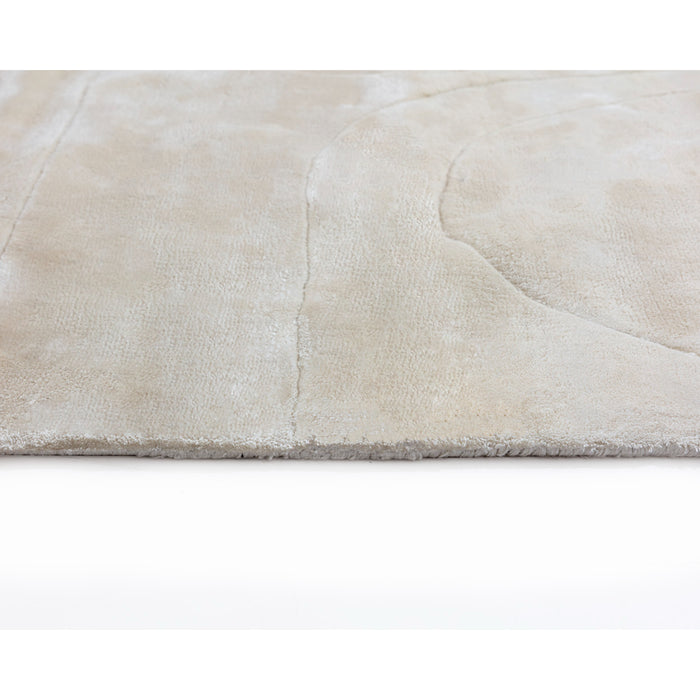 Sunpan Caruso Modern Hand-Loomed White Area Rug