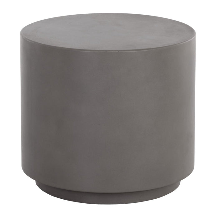 Sanpun Rubin Indoor and Outdoor Round Concrete End Table