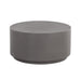 Sunpan Rubin Indoor and Outdoor Round Concrete Coffee Table