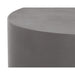 Sunpan Rubin Indoor and Outdoor Round Concrete Coffee Table