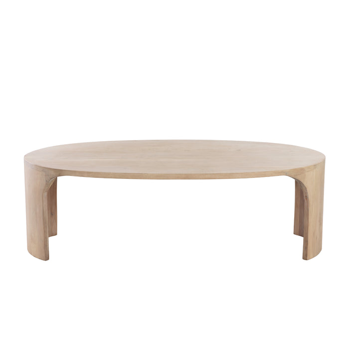 Sunpan Tomas Light Wash Solid Acacia Wood  Coffee Table 