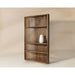 Sunpan Tessa Solid Brown Mango Wood Bookcase 