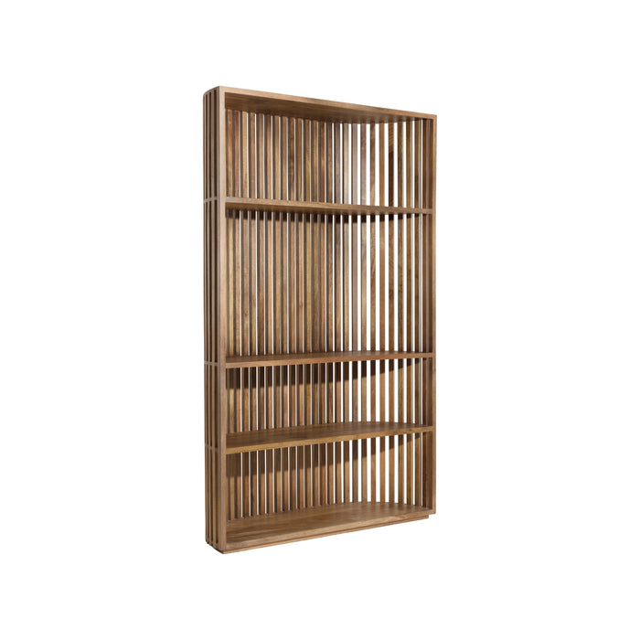 Sunpan Tessa Solid Brown Mango Wood Bookcase 