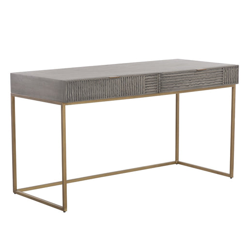 Sunpan Markel Grey Solid Mango Wood Desk 