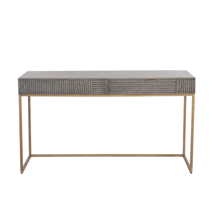 Sunpan Markel Grey Solid Mango Wood Desk 