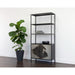 Sunpan Arlington Handcrafted Black Iron Bookcase 