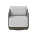 Sunpan Allariz Grey Modern Swivel Armchair 