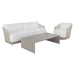 Sunpan Allariz White Sofa 