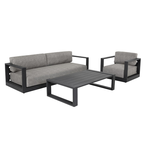 Sunpan Tavira Lanikai Salt And Pepper Armchair