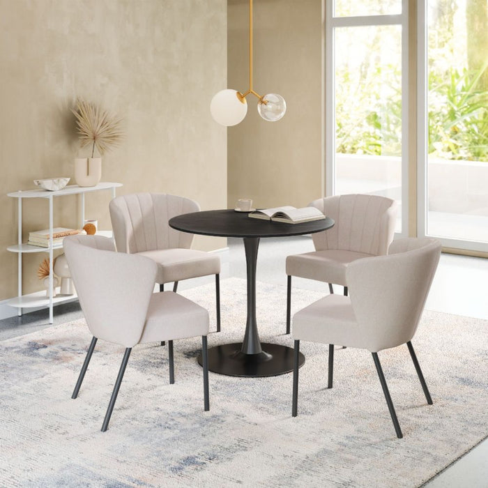 Zuo Opus Dining Table and Dining Chair Kitchen Set