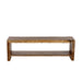 Sunpan Ridge Natural Solid Acacia Wood Bench