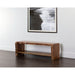 Sunpan Ridge Natural Solid Acacia Wood Bench