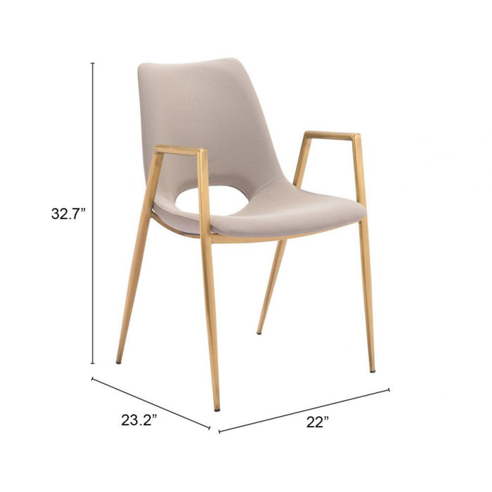 Zuo Desi Dining Arm Chair