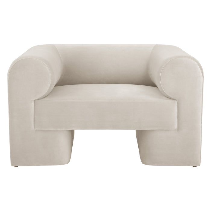 Sunpan Ionic Upholstered Modern Armchair