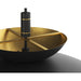 Sunpan Timea 26" 1-Light Black Brass Pendant