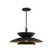 Sunpan Timea 26" 1-Light Black Brass Pendant