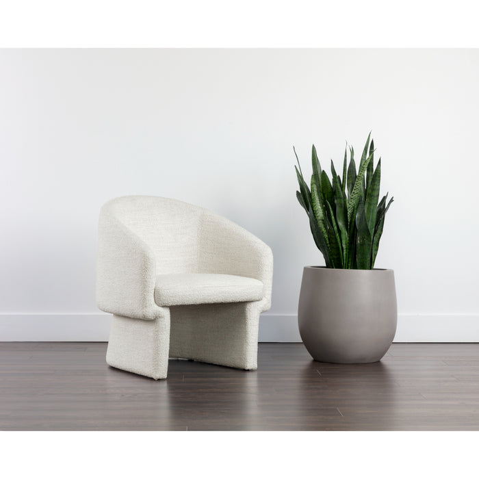 Sunpan Lauryn Upholstered Modern Lounge Chair