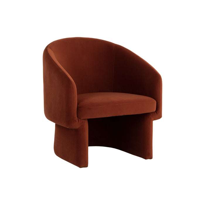 Sunpan Lauryn Upholstered Modern Lounge Chair