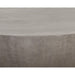 Sunpan Kinsley Handcrafted Large Round Grey Wood Coffee Table 