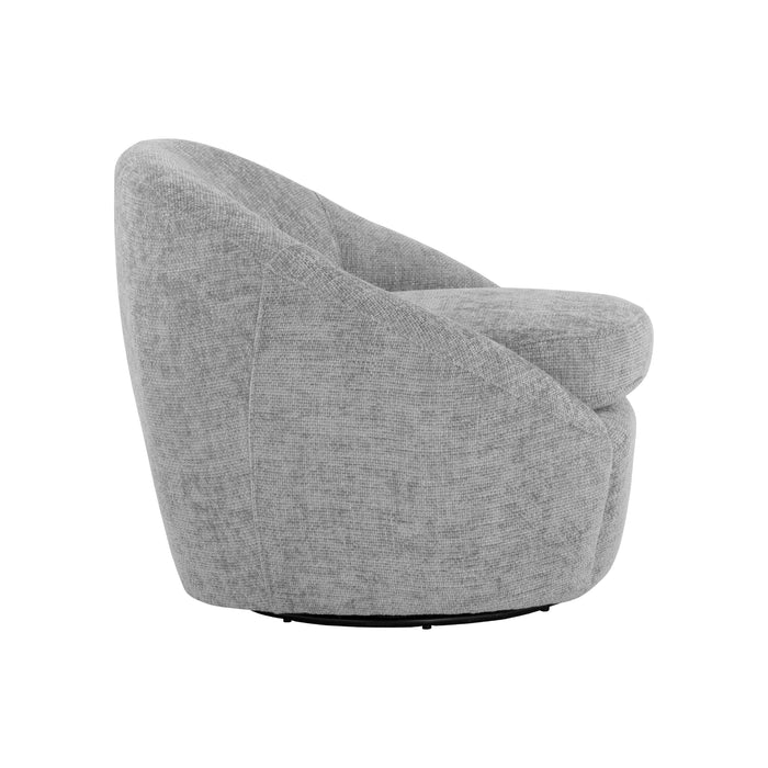 Sunpan Bliss Fabric Modern Swivel Lounge Chair
