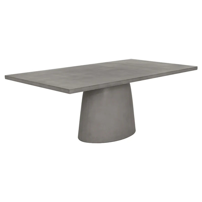 Sunpan Cavallini Rectangle Concrete Dining Table Set