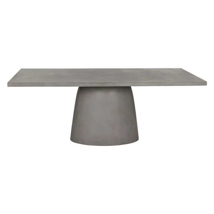 Sunpan Cavallini Rectangle Concrete Dining Table Set
