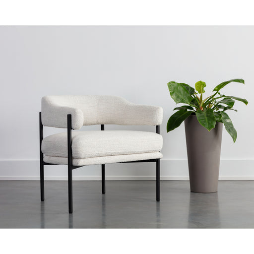 Sunpan Lola Fabric Polyester Modern Lounge Chair