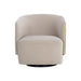 Sunpan Sarina Meg Taupe Swivel Lounge Chair 