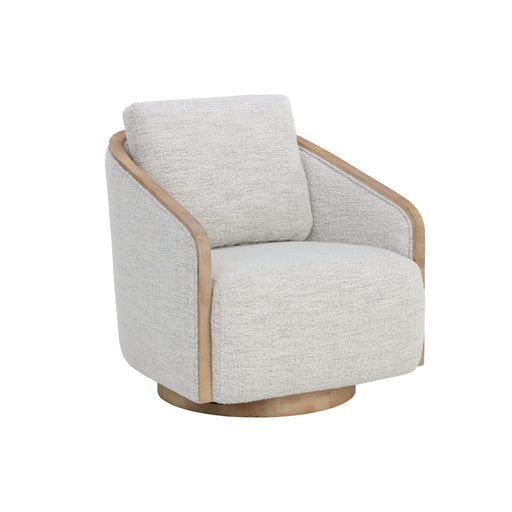 Sunpan Tasia Polyester Fabric Swivel Lounge Chair