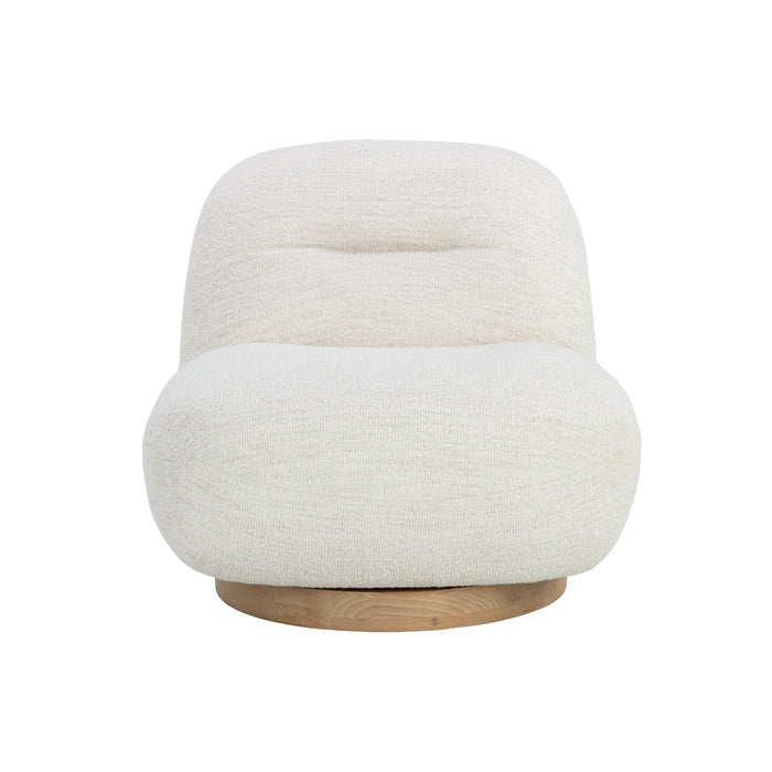 Sunpan Franze Fabric Modern Swivel Lounge Chair
