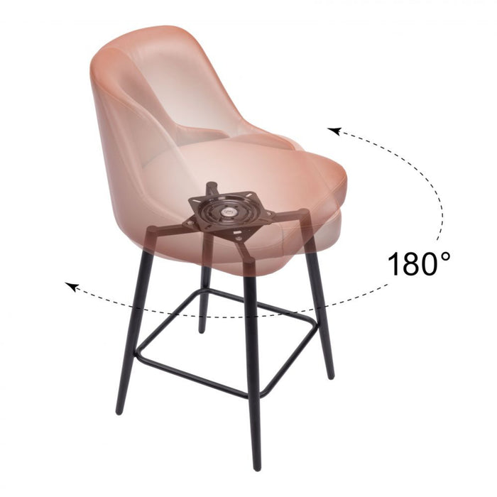 Zuo Keppel Swivel Counter Stool