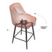 Zuo Keppel Swivel Counter Stool