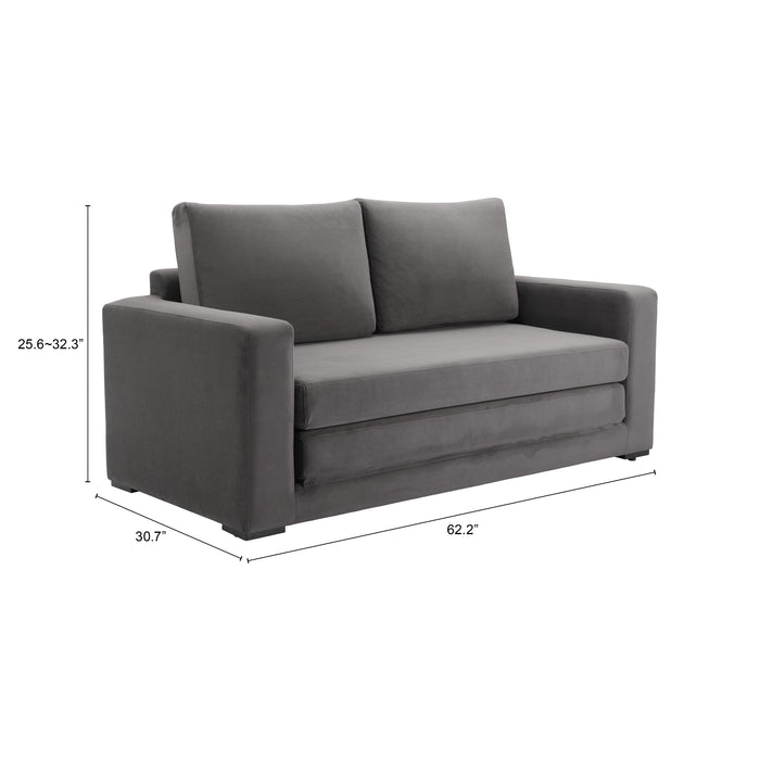 Zuo Modern Jide Grey Sleeper Sofa