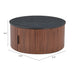 Zuo Nejaus Brown Round Coffee Table