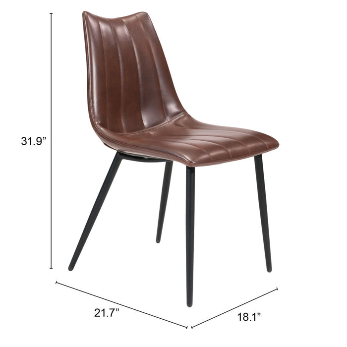 Zuo Norwich Dining Chair Brown