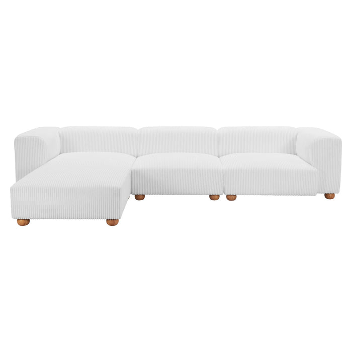 Zuo Modern Tayte White Sofa