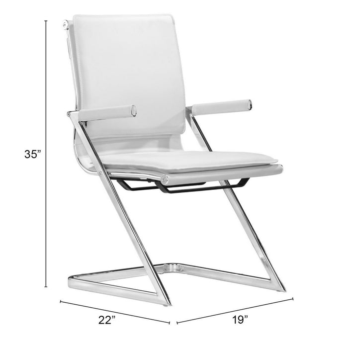 Zuo Lider Plus Conference Chair White