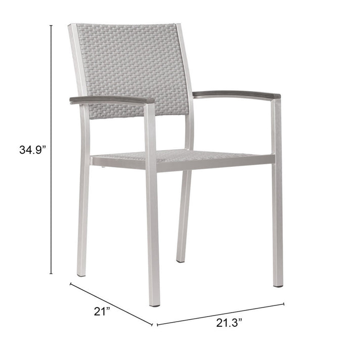 Zuo Modern Metropolitan Dining Arm Chair