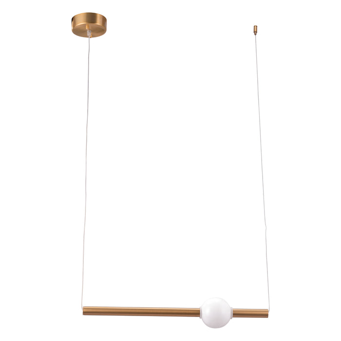 Zuo Adeo Modern Brass Ceiling Lamp with LED Light