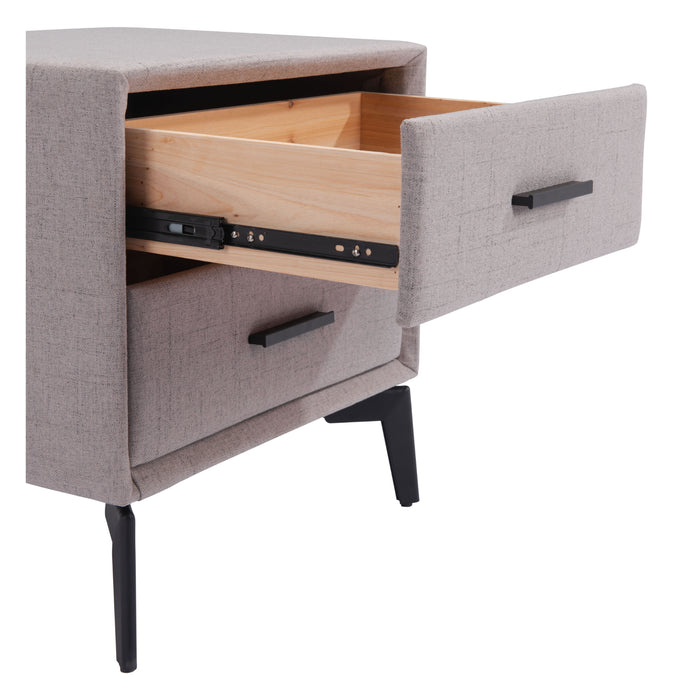 Zuo Halle Grey Side Table