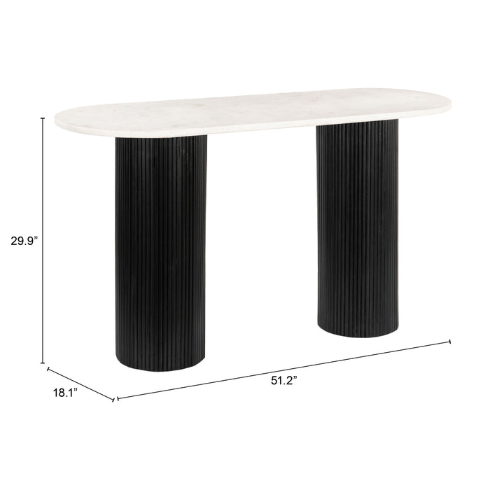 Zuo Modern Izola Marble Console Table