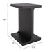 Zuo Bama Black Square Side Table