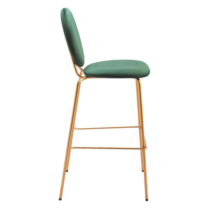 Zuo Odessa Barstool Green