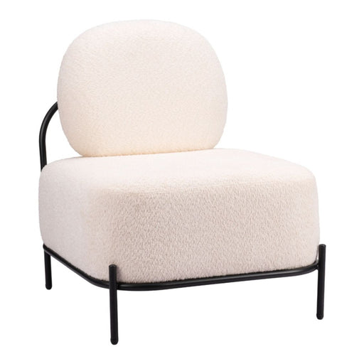 Zuo Modern Arendal White Accent Chair